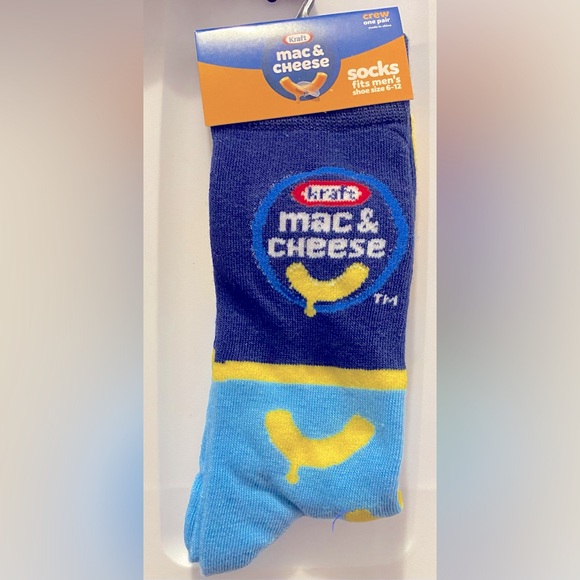 Other - Fun Novelty Socks Featuring Kraft Macaroni Brand